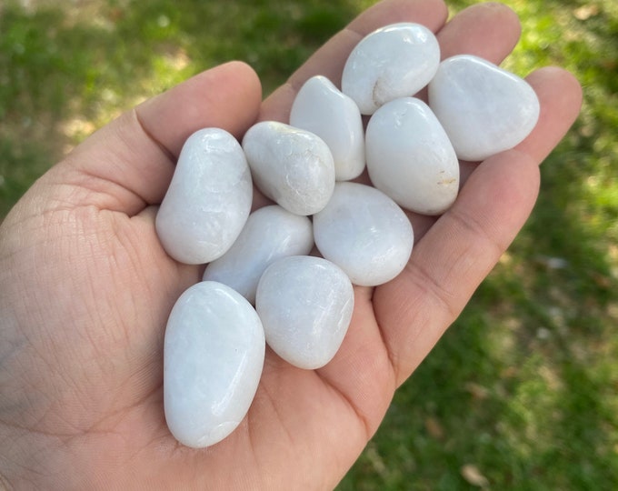King Quartz | White King Quartz | Tumbled Gemstones | Healing Crystals | Chakra Crystals | Reiki Stones | Grade A