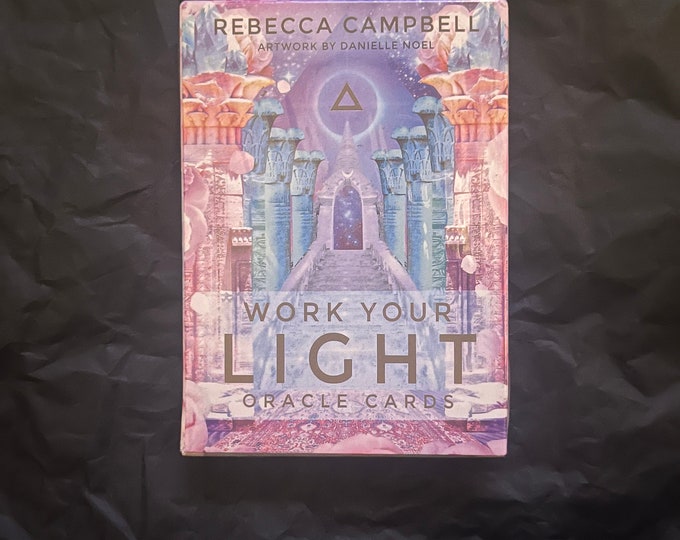 Work Your Light Oracle Cards Deck | Pocket Sized Oracle Cards | Travel Deck | Tarot | Divination | Reading Cards | No guidebook!