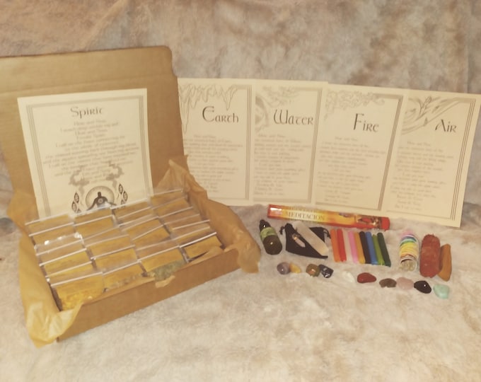 Witchcraft Starter Kit | Herbal Kit | Baby Witch Kit | Hoodoo | Herbal Starter Kit | Witch's Starter Kit | Wiccan Starter Kit | Crystal Kit