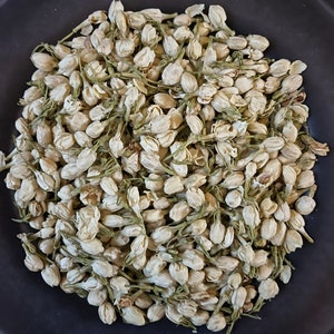 Dried Jasmine Flower | Dried Flowers | Dried Herbs | Organic | Kosher Herbs | Craft Supplies | Herbs for Tea | 1/2 Oz | Witchcraft