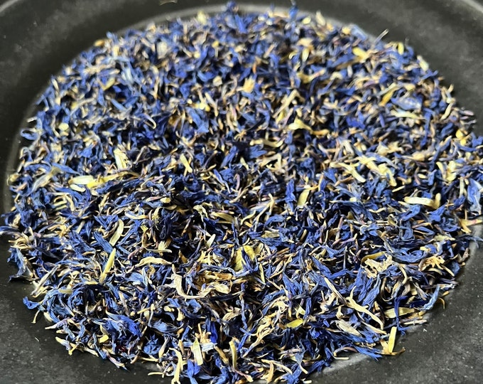 Blue Cornflower Petals | Dried Cornflower | Organic Blue Cornflower | Dried Herbs | Craft Herbs | Culinary Herbs | Dried Flowers
