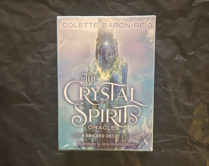 The Crystal Spirits Oracle Cards Deck | Pocket Sized Oracle Cards | Travel Deck | Tarot | Divination | Reading Cards | No guidebook!