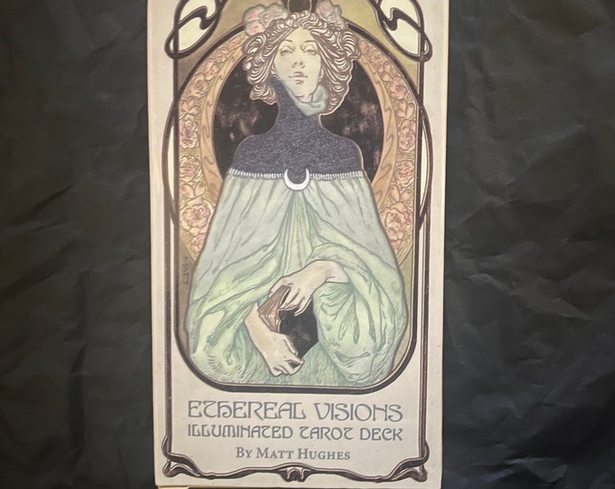 Ethereal Visions Tarot Cards Deck | Pocket Sized Oracle Cards | Travel Deck | Tarot | Divination | Reading Cards | No guidebook!