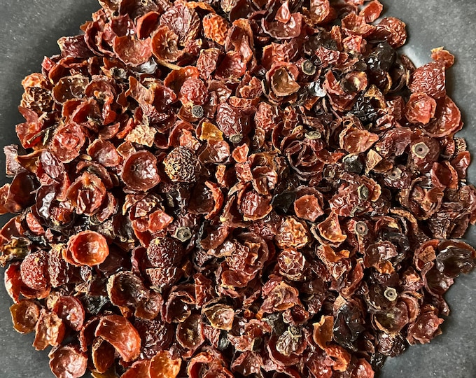 Dried Seedless Rosehips | Dried Flowers | Dried Herbs | Kosher Herbs | Craft Supplies | Herbs for Tea | 1/2 Oz | Witchcraft