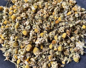 Dried Chamomile | Dried Flowers | Dried Herbs | Organic Chamomile | Kosher Herbs | Craft Supplies | Herbs for Tea | Chamomile Tea