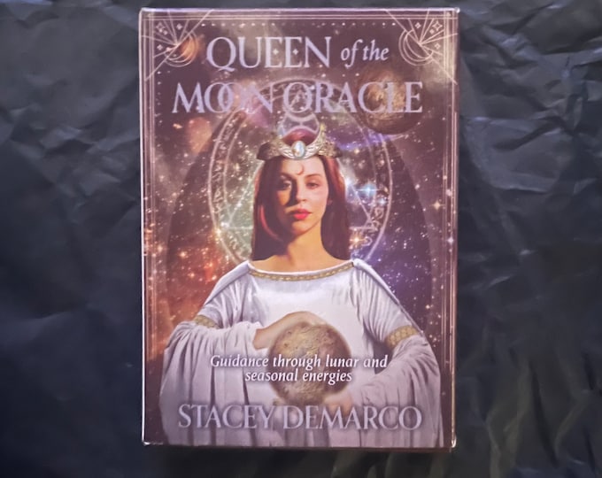 Queen of the Moon Oracle Cards Deck | Pocket Sized Oracle Cards | Travel Deck | Tarot | Divination | Reading Cards | No guidebook!