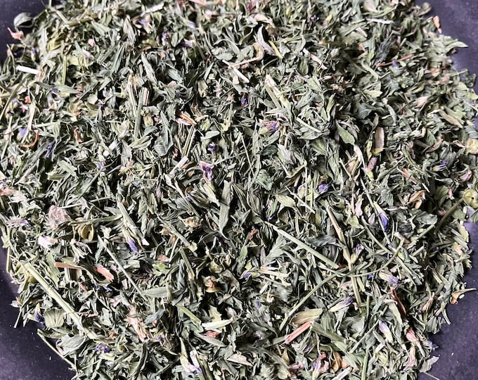 Dried Alfalfa Leaf | Dried Flowers | Dried Herbs | Organic Alfalfa | Kosher Herbs | Craft Supplies | Herbs for Tea | 1/2 Oz | Witchcraft