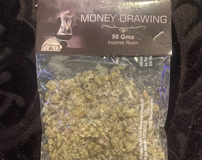 Money Drawing Ritual Incense | Resin Incense | 50 Gram Pack | Ritual Resin Incense