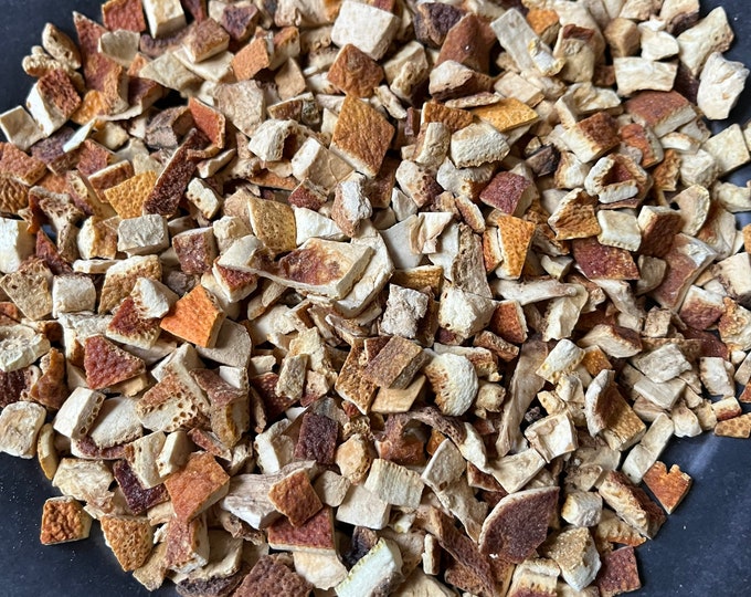 Dried Orange Peel | Dried Flowers | Dried Herbs | Kosher Herbs | Craft Supplies | Herbs for Tea | 1/2 Oz | Witchcraft