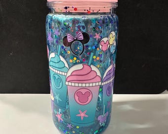 Disney Coffee/Snacks Lava Drip Acrylic Tumbler 12oz