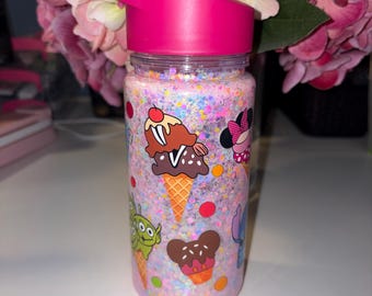 Disney Ice Cream Characters Kids Water Bottle 10oz