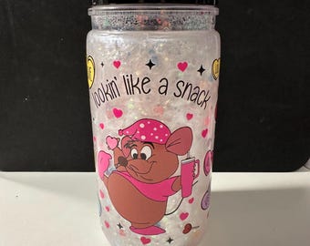Gus Gus Acrylic Snow Globe Tumbler 12oz