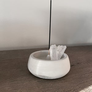 Cement Incense Holder | Palo Santo Dish | Concrete Bowl Minimalist Home