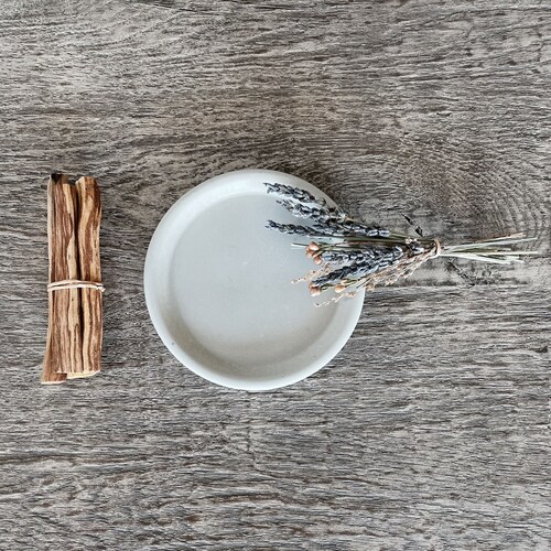 Concrete Smudge Dish for Palo Santo Sage Stick Incense Etsy