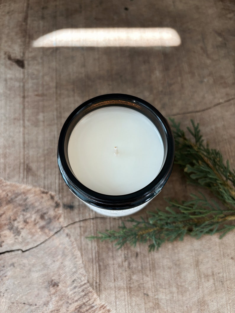 GOOD MORNING Coffee Candle, Fresh Brewed Home Scent, Natural Soy Wax, Handmade Candle, Warm Winter Smell, Coffee, Cream, Sugar image 6
