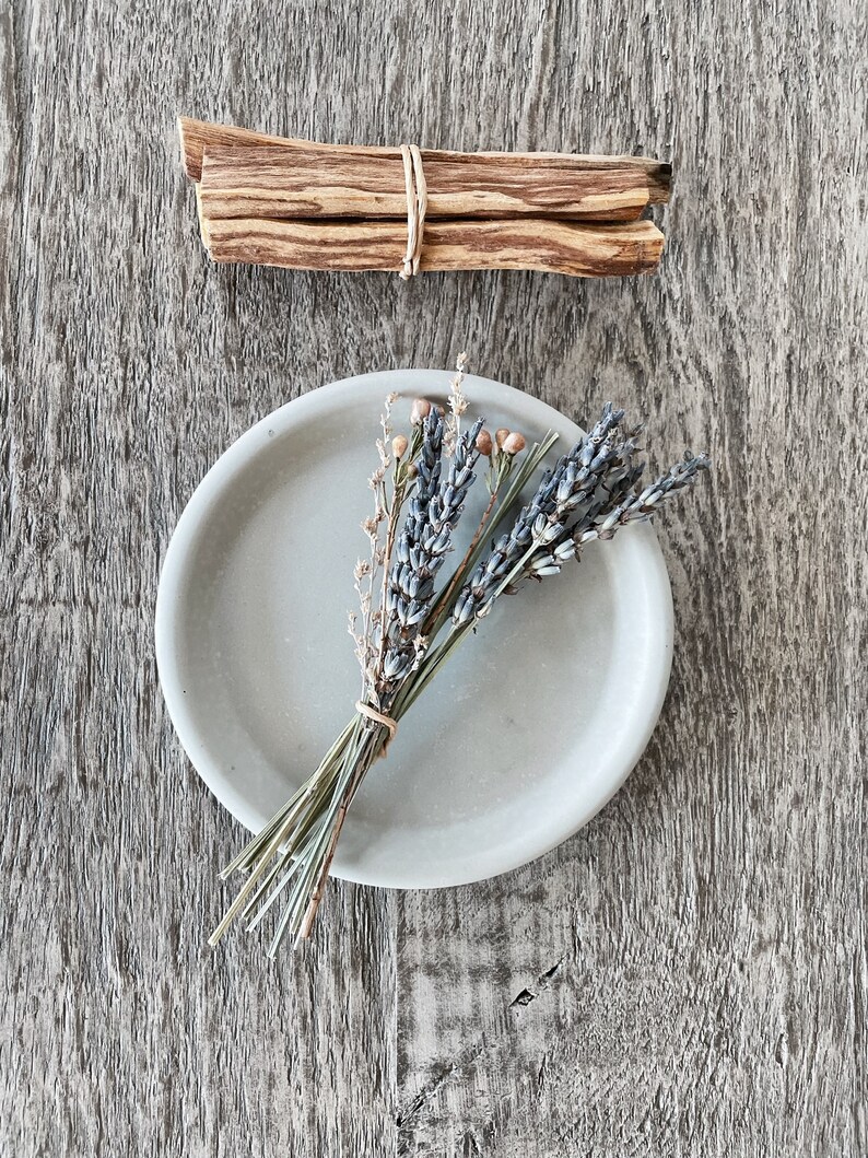 Concrete Smudge Dish for Palo Santo Sage Stick Incense Etsy