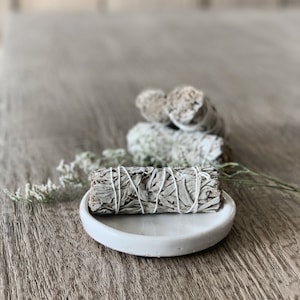 Organic White California Sage, Smudge Stick,  Locally Farmed, Sustainably Grown, Natural Incense