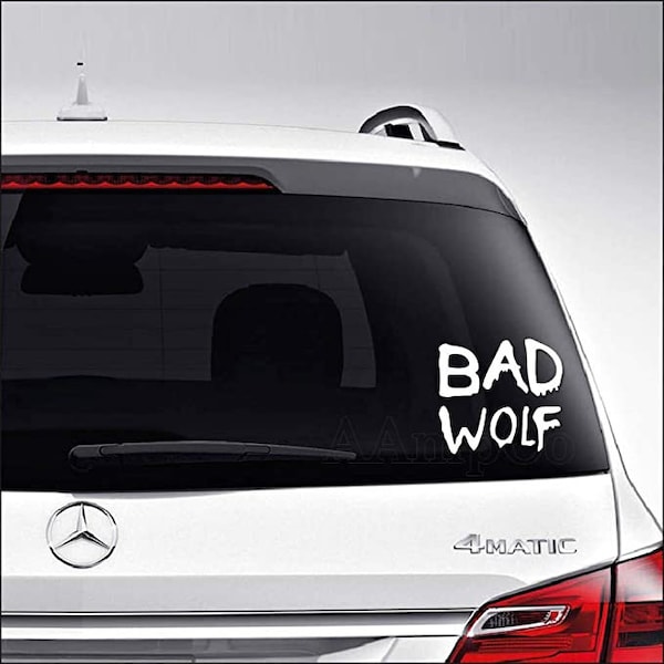 Bad Wolf Decal Etsy