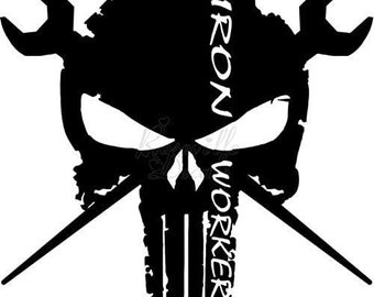 American Flag Ironworker Decal/Sticker FREE SHIPPING!! American Flag Ironworker Decal/Sticker FREE SHIPPING!!