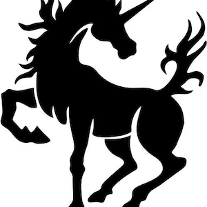 wildlife_tribal_unicorn 3 - Vinyl Decal Sticker - Wall Decor Motorcycle Car Truck Windows Bumper