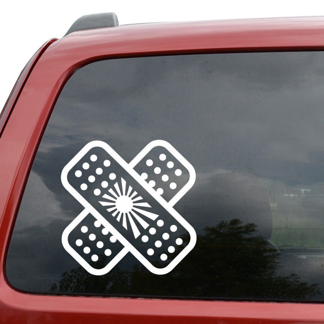 Bandaid JDM Vinyl Decal Sticker Car Truck Vehicle Bumper Etsy