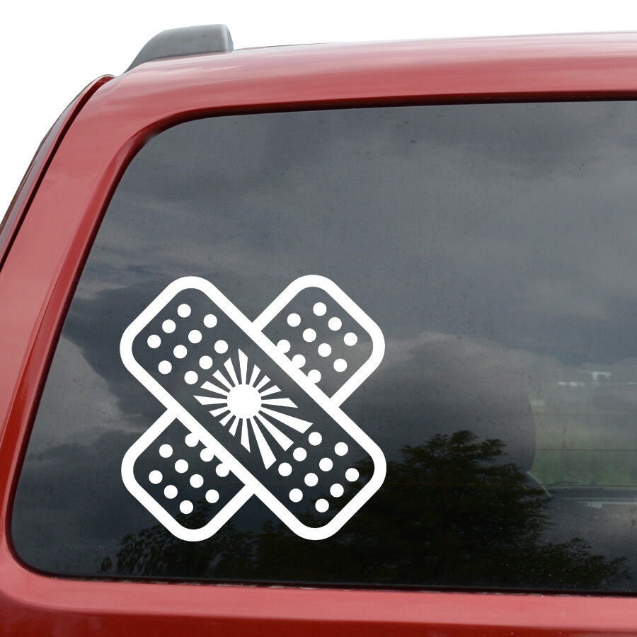 Bandaid JDM Vinyl Decal Sticker Car Truck Vehicle Bumper Etsy