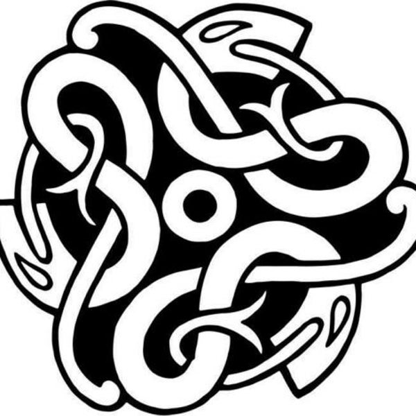 Sticker serpent noeud celtique pour fenêtre de voiture, camion, ordinateur portable, vinyle autocollant