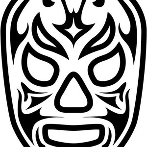 sports_lucha_libre_santo_fuego -  Die Cut Vinyl Decal Sticker For Go Kart Car Truck Motorcycle Window Bumper Wall Decor
