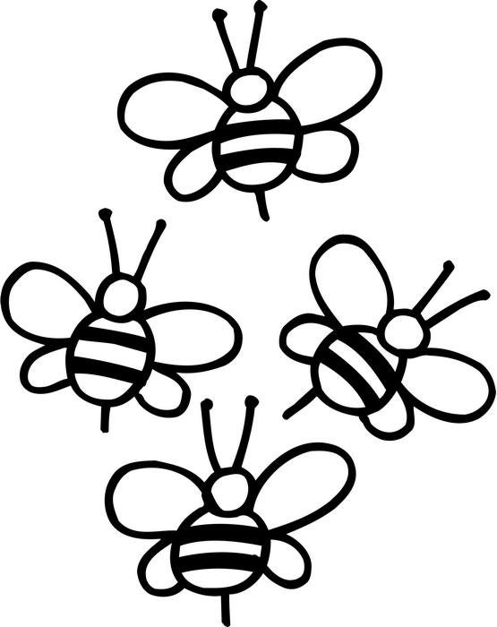 Wildebees Sticker Wildlife_bees - Vinyl Decal Sticker - Wall Decor Motorcycle Car Truck ...
