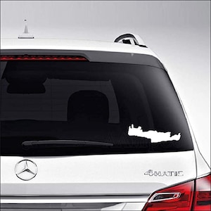 Crete Island Greece Map Car Truck Motorcycle Windows Bumper Wall Decor Vinyl Decal Sticker