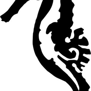 wildlife_seahorse -  Vinyl Decal Sticker - Wall Decor Motorcycle Car Truck Windows Bumper