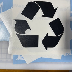 Ship from USA -jdm_recycle_logo Decal Sticker For Use On Laptop, Helmet, Car, Truck, Motorcycle, Windows, Bumper, Wall