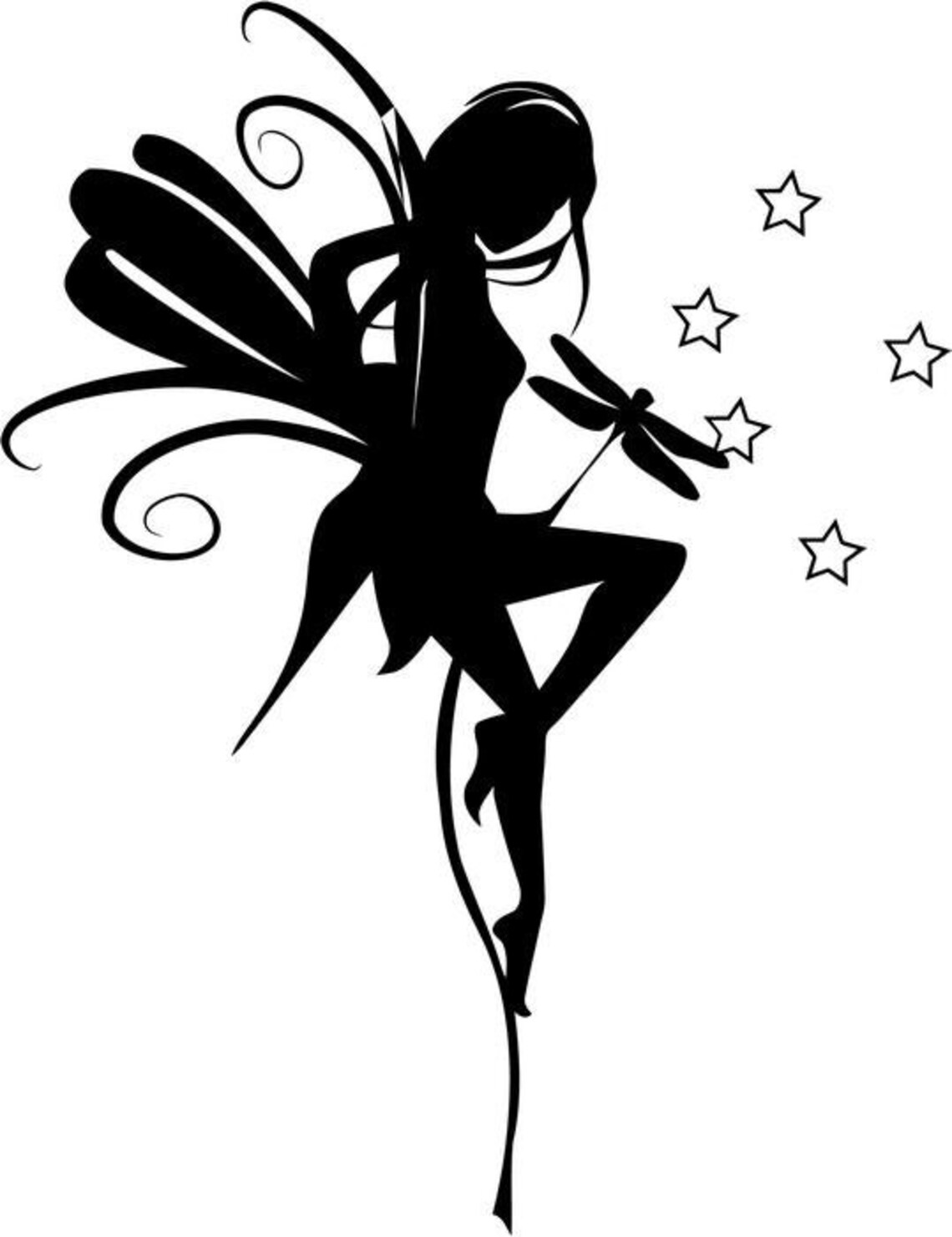 Walldecor_fairy - Vinyl Decal Sticker - Wall Decor Motorcycle Car Truck ...
