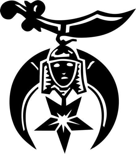 Shriner Logo Masonic Decal Sticker Freemason Truck Car Auto - Foto 12