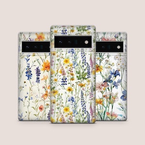 Floral-Inspired Phone Case for Google Pixel 9A, 9Pro XL, 8A, 8Pro, 7A, 6A Samsung S25, S24Fe, S23Ultra, A56, A15 iPhone 16E, 15Pro, 14