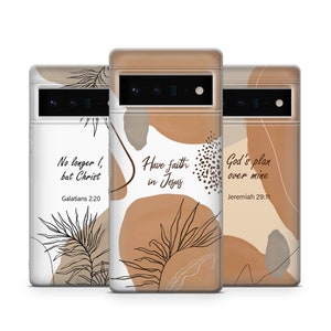 Christian Faith Phone Case for Google Pixel 9A, 9Pro XL, 8A, 8Pro, 7A, 6A Samsung S25, S24Fe, S23Ultra, A56, A15 iPhone 16E, 15Pro, 14