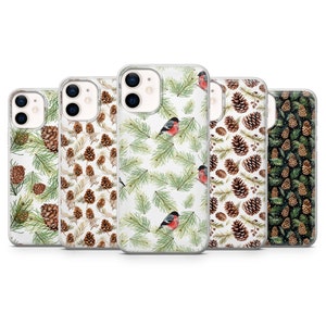 Custodia per telefono Pine Cone Forest per iPhone 16E, 15, 14, 13, 12 Samsung S25, S24Fe, S23Ultra, A56, A15 Pixel 9A, 9Pro XL, 8A, 8Pro, 7A, 6A