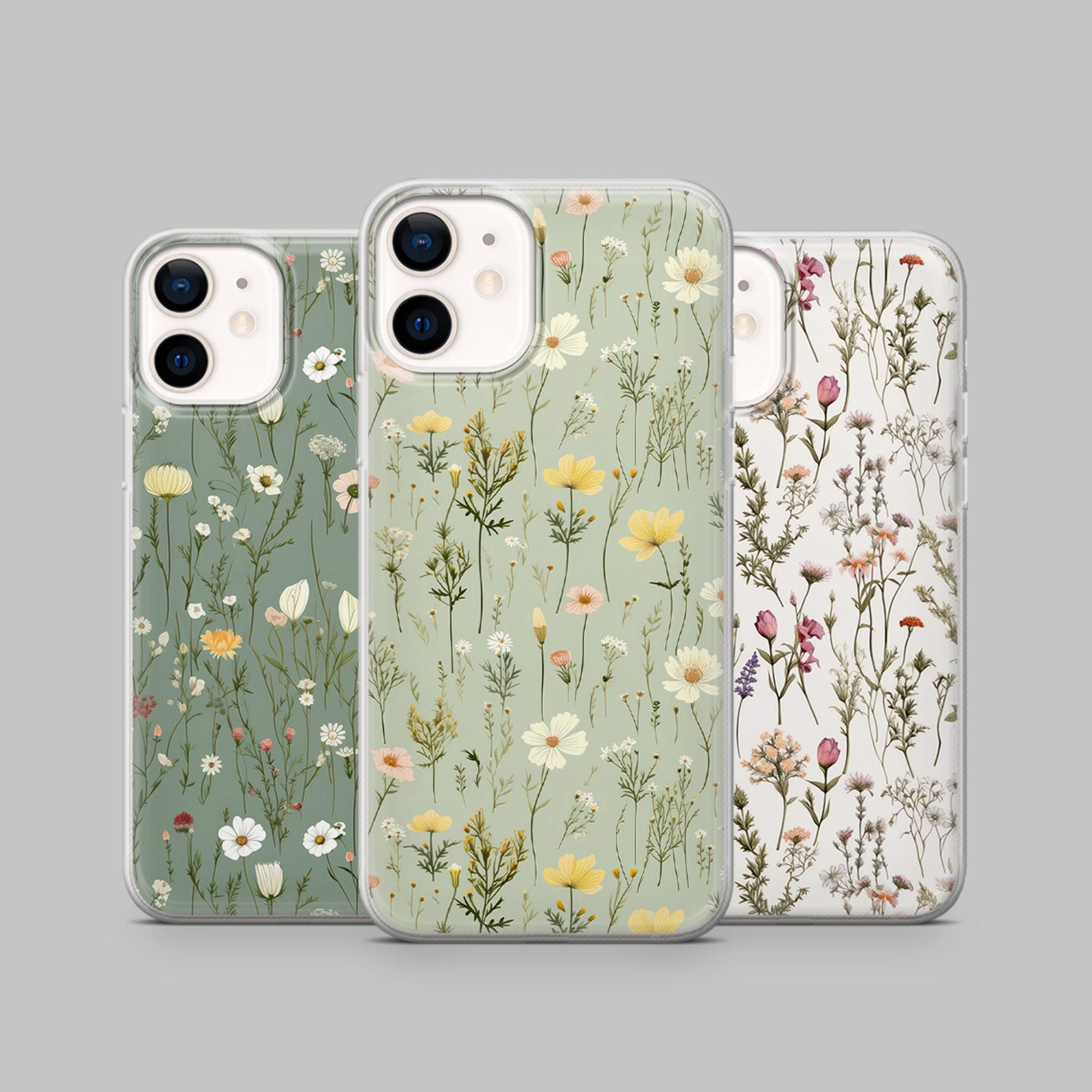 Spring Wildflower Phone Case for iPhone 16E, 15, 14, 13, 12