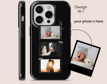 Tough Custom Photo Phone Case Photo Collage for iPhone 15, 14, 13, 12, 11, XR, Google Pixel, 8, 8 Pro, 7A, 6A, Samsung Galaxy S24, S23, S22