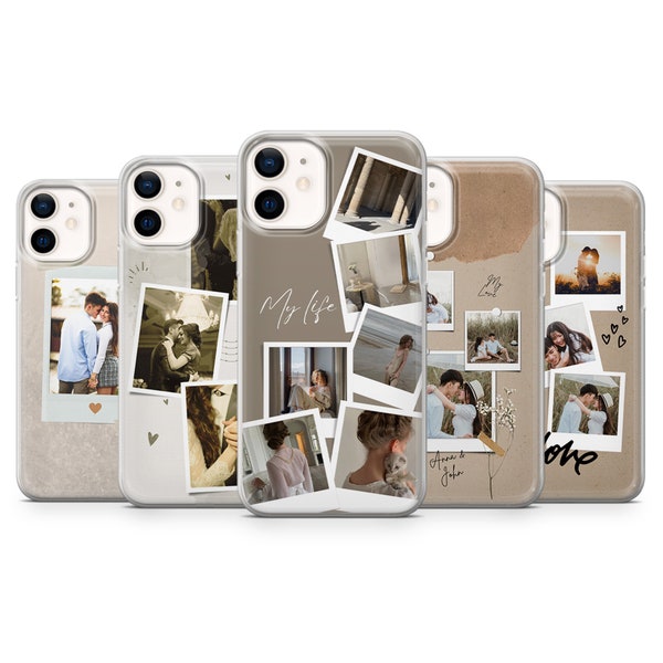 Photo Collage Phone Case for iPhone 15, 14, 13, 12, 11, Samsung S24Ultra, S23FE, S22, A15, A54, A25, A14, Pixel 8A, 8Pro, 7A, 7Pro, 6A