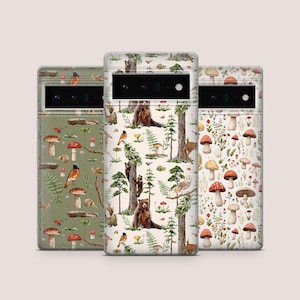 Waldpilz Handyhülle passend für Google Pixel 9A, 9Pro XL, 8A, 8Pro, 7A, 6A Samsung S25, S24Fe, S23Ultra, A56, A15 iPhone 16E, 15Pro, 14