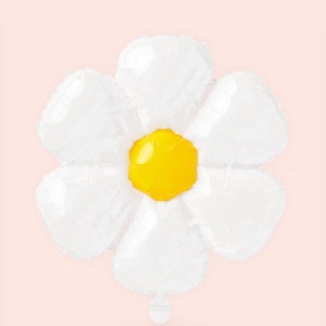 Minimalist Boho Flower Daisy Balloon | Groovy Theme Birthday Party Balloons | Last Disco Party Balloon | Daisy Flower Party Balloon Decor