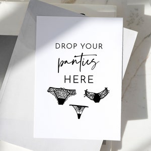 Printable Funny Bachelorette Games Panty Game Engagement Party and Bridal Shower Games Bachelorette Party Cards Instant Download image 2