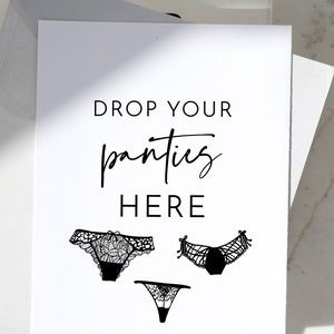 Printable Funny Bachelorette Games Panty Game Engagement Party and Bridal Shower Games Bachelorette Party Cards Instant Download image 6