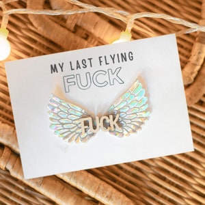 My Last Flying F*ck to Give Gag Gift Ideas Funny Gifts Stocking Stuffers White Elephant Gifts and Novelty Gifts for Men & Women