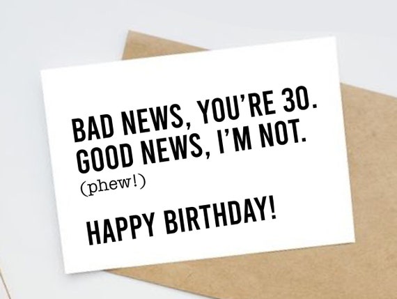 30th Birthday Card For Her - Dirty Thirty - Gift for Best Friend - Funny 30th Birthday Gift - Personalized Birthday Card Il_570xn