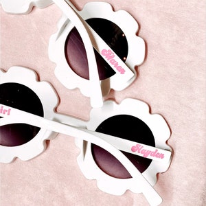 Flower Girl Small Toddler Young Girls Sunglasses Flower Girl Proposal Gift Bridal Party Favor Flower Girl Proposal Gifts image 3