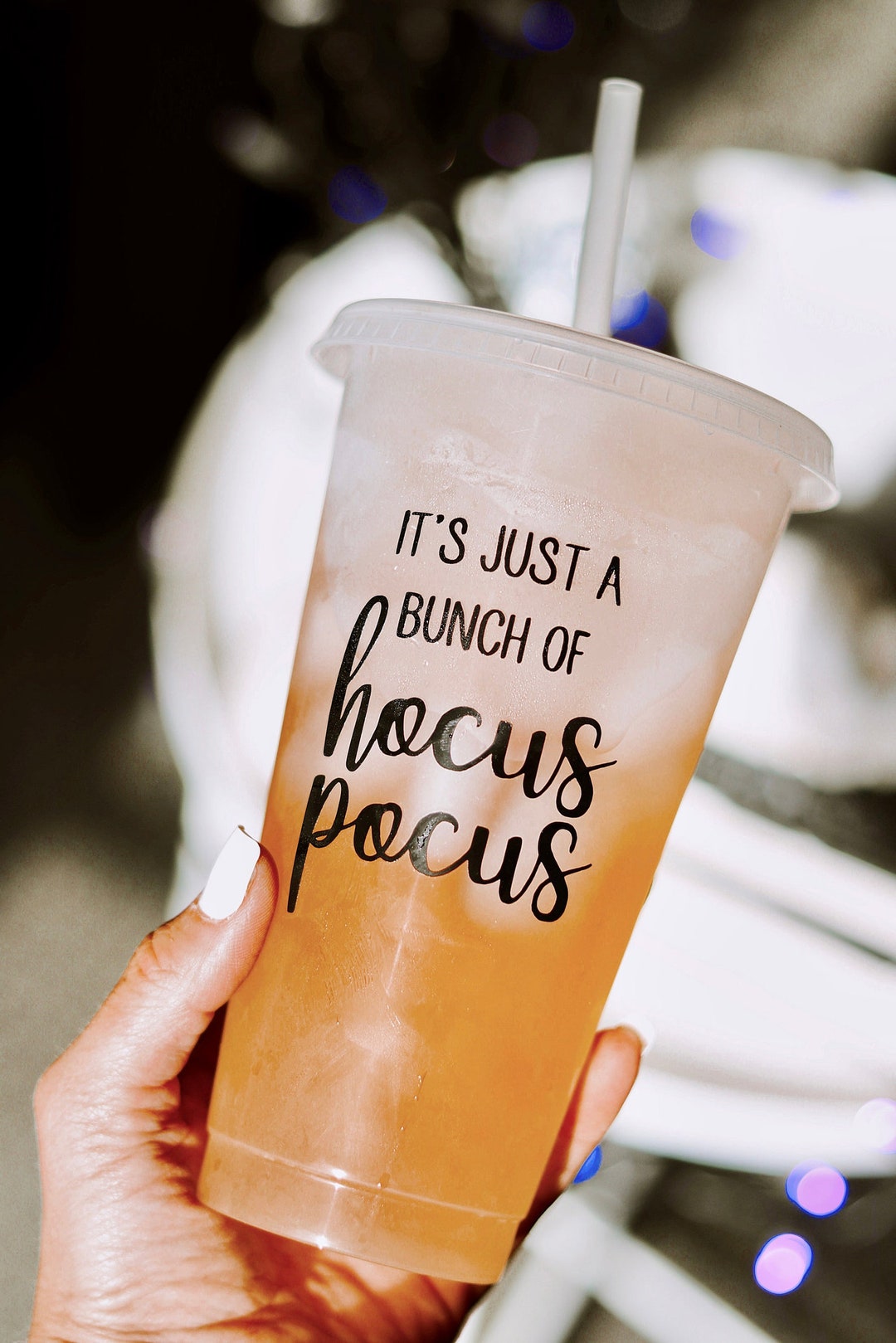 Personalized Party Cup W/ Hocuspocus Cups Halloween Theme Disposable