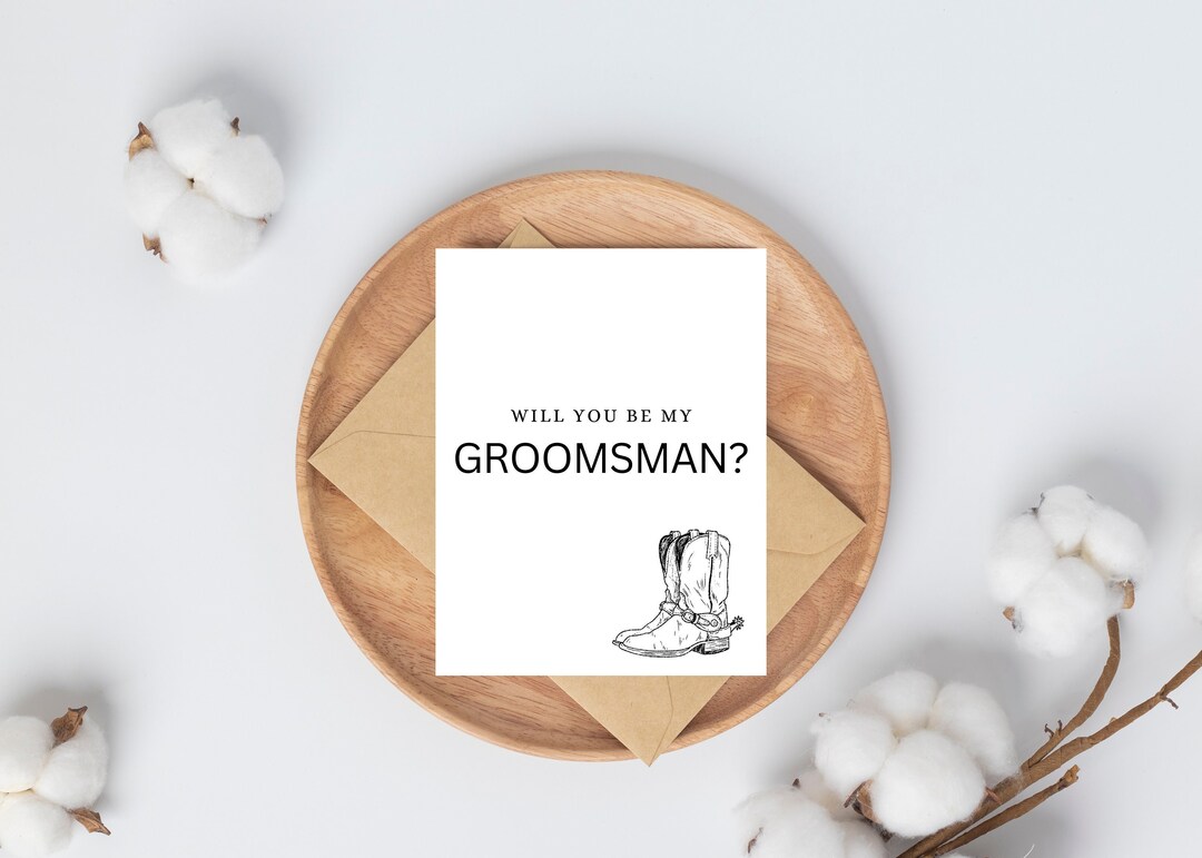 thumbnail interactive-video image 1 of STOFINITY Groomsmen Proposal Gift - 8 Will You Be My Groomsman Cards, 2 Will You Be 1 of 10