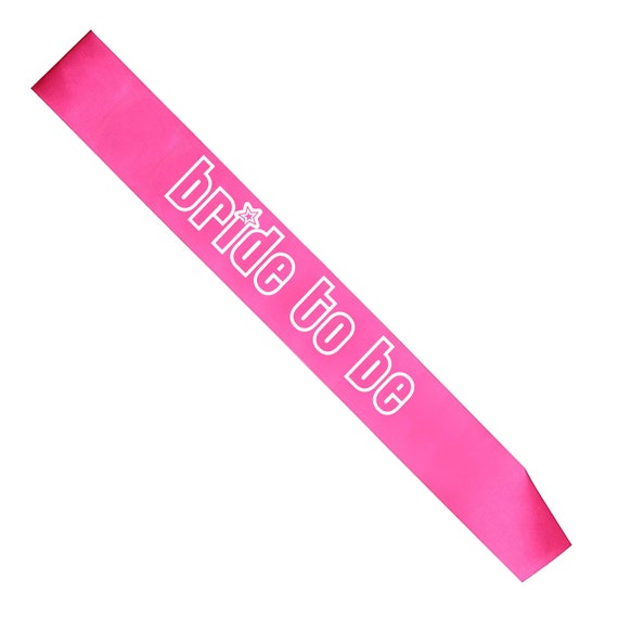 Bride to Be Sash | Retro Y2K 2000's Let's Party Disco Bachelorette Party Theme | Bride to Be Barbie Sash Bridal Sash for Barbie Party Theme Il_570xn